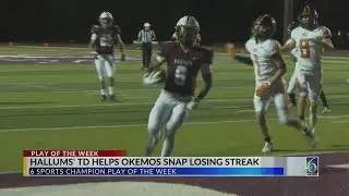 Hallums' TD helps Okemos snap losing streak