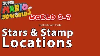 Mario 3D World 3-7 - Green Star and Stamp Location