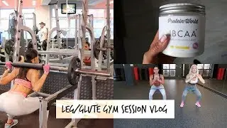 LEG/GLUTE GYM SESSION VLOG | JADE LOUISE