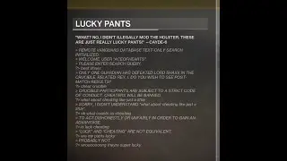 Duo 1S1P Conscrated Mind 8sec kill with lucky pants