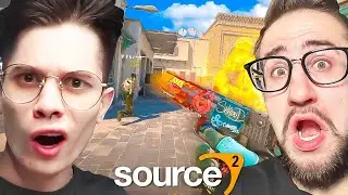 ВПЕРВЫЕ ПОИГРАЛИ В COUNTER-STRIKE 2! РЕАЛЬНЫЙ ГЕЙМПЛЕЙ НОВОЙ CS:GO