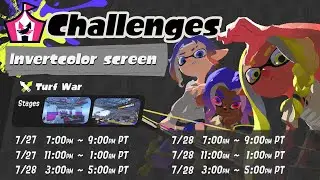 🎪The Invertcolor Screen Challenge. Splatoon 3