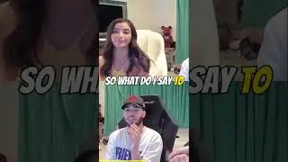 Emily Willis meets SHY Adin Ross full stream with Mike #shorts