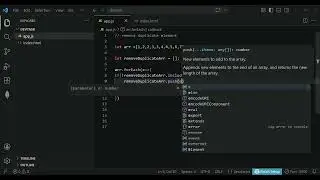 Remove Duplicate Elements from Array in JavaScript | Easy Method