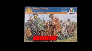 Unboxing boîte Italeri 6028. Roman Cavalry. 1st-2nd Century B.C. 1/72.