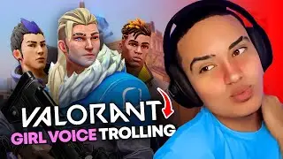Girl Voice Trolling HOMOPHOBIC MEN in Valorant!!
