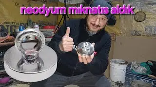 neodyum mıknatısın gücünü denedik. #scrap #ekgelir #hurda #mıknatıs #neodymiummagnets