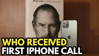 Who received the first public iPhone call