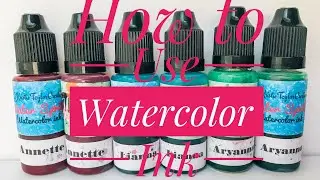 How to Use Watercolor Ink