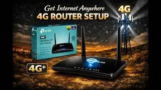 How to Setup TP-Link Archer MR400 AC1200 Wireless Dual Band Gigabit 4G LTE Router- Urdu/Hindi