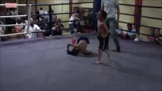 Khridoli 9 years old fighter Erekle Pholadishvili vs fighter from Azerbaijan.