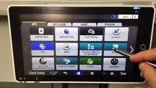 Savin, Restore the Op Panel to Classic Apps