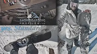 Getting out on the 2024-2025 YES Standard (camrock) snowboard