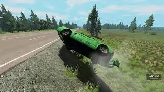 Speed crash car . (Beam NG Drive)