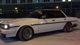 Ночные покатушки. Cresta jzx 71. 1jz-gte. Дрифт в городе. Красноярск