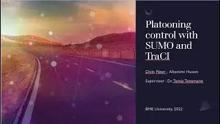 Platooning control SUMO+TraCI