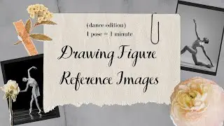Practice Quick Sketches #1 | Drawing Figure Reference Images | dance edition | 15 poses