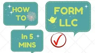 How to set up LLC in Texas | How to Form LLC in 5 Min | How to form 1 Member LLC