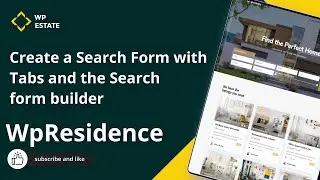 How to create a Search Form with Tabs and the Search form builder