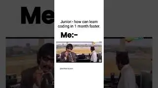 junior vs senior meme 🤣#btech #funnymeme #coding #programming