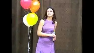 Конкурс Юная Москвичка.Настя Ельминова.