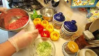 Peperoni ripieni # Stuffed bell pepper # Фарширований перець !