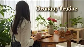 Productive Cleaning Day Routine | Get Motivated with a Silent Vlog 🫧