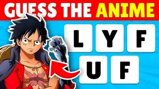 Guess the ANIME by its Scrambled Name 🏴‍☠️🤔 | MANGA Quiz