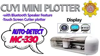Cuyi Mini MC-330 ll Auto detect Cutter Plotter ll Print and Cut ll Lad Support