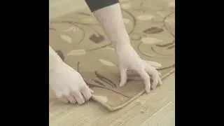 Runrug | Scroll Beige Hallway & Stair Carpet Runner