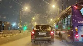 Мурманск, полярная ночь. Начало. (Ч-Лучинского 19, 11).