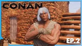 Exploring and Base Set Up - Conan Exiles 2021