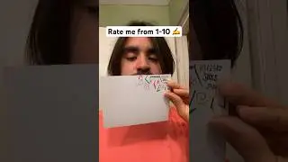 Rate me from 1-10 ✍️ #shorts #art #drawing #artreveal #artwork #shortsvideo #trendingshorts