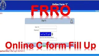 How to Fill Form C Online | Complete FRRO Guide 2025