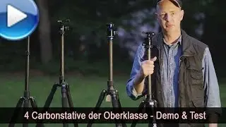 4 hoch ausziehbare Carbonstative der Oberklasse im Vergleich