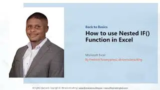 How to use Nested IF function in Excel