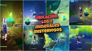 Ubicación de todos los Minerales misteriosos (7) | Guía Fontaine | Genshin Impact
