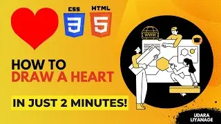 How To Draw A Heart In Just 2 Minutes With CSS!