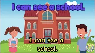 "Reading Practice with Basic Sentences About Places in Town | Learn English for Kids"