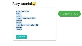 How to copy text,content,code from a website to a clipboard  - Clipboard js