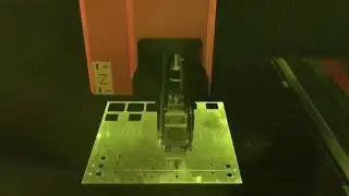 JFY Fiber Laser Cutting - EFC3015 1kW,  Test Cut with Micro joint by Air Cutting with Aluminum 2mm