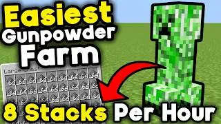 Easiest Creeper Farm Minecraft Bedrock 1.21 (2025)