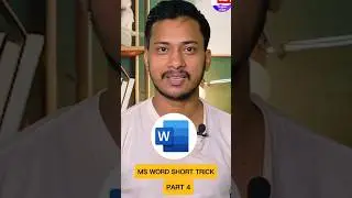 Ms Word Short trick - part 4 #msword #microsoftword #microsoftwordtips #mswordshortcut