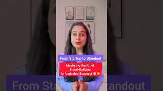 From Start-up to Standout 🎯🌟 #shortvideo #startup