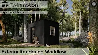 How to EXTERIOR RENDER in TWINMOTION I Quixel Library I PATH TRACING