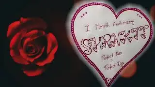 1st month anniversary song || kehte hain khuda ne || A P creative || Priya Dheer
