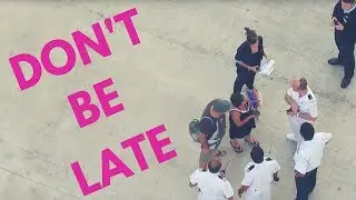 Don't be late for a cruise ship