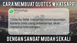 Cara Membuat Quotes WhatsApp | Tutorial Pixellab