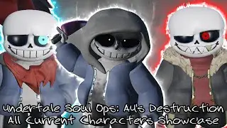 NEW HIGH QUALITY GAME! Undertale Soul Ops: AU's Destruction All Current Characters Showcase