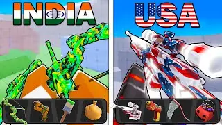Winning with EVERY COUNTRY THEME LOADOUT in Rivals! (PART 2)
